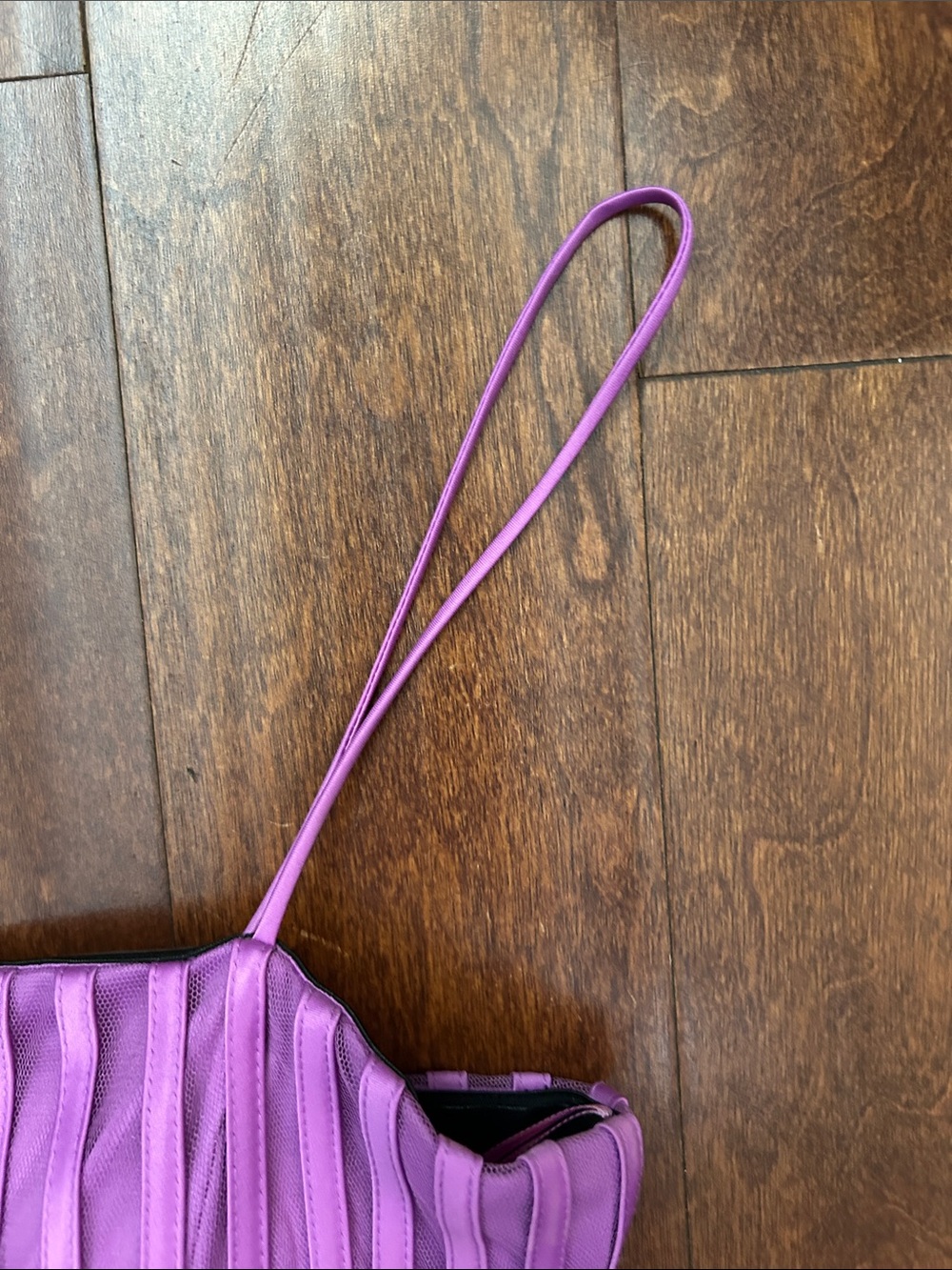 JS Collections Midi Corset Style Purple Spaghetti-Strap Tulle Dress, Size 16 - Picture 3 of 16